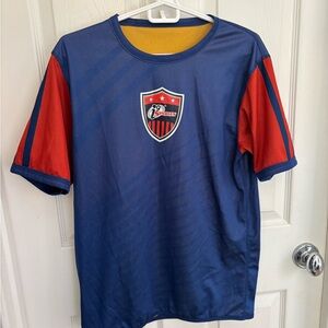 i9 Navy Blue Red Sports Jersey #31 Size Medium